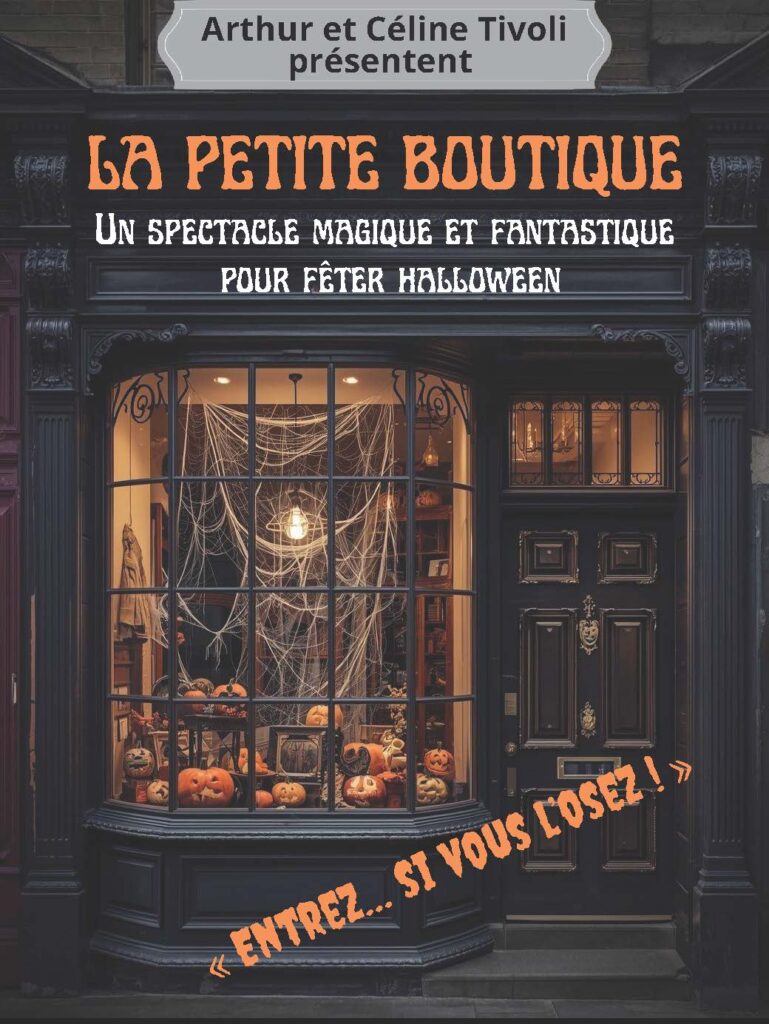 la petite boutique spectacle halloween enfant salle raimu cannes la bocca