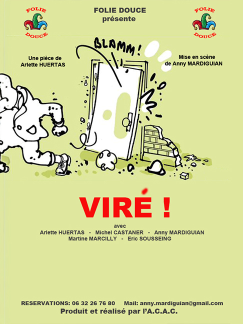 pièce de théâtre salle raimu cannes la bocca Viré !